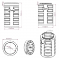Водомерна шахта PE с капак Ф560х900 (необорудвана)