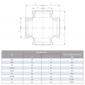 Поцинкована кръстачка  3/4“