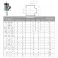 Поцинкован тройник редуктивен  1 1/2“ х 1/2“ х 1 1/2“