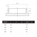 ТАПА ЗА ФИТИНГ  PVC Ф200