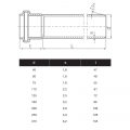 ТРЪБА PVC Ф160, 3.2mm - муфирана SN2/SDR51