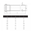 ТРЪБА PVC Ф110, 3.2mm - муфирана SN4/SDR41