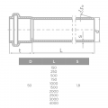 S LINE HTEM ФАСОННО ПАРЧЕ Ф50/3000мм