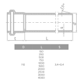 S LINE HTEM ФАСОННО ПАРЧЕ Ф110/3000мм