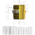 Преход мъжки G3/4“ - 1/2“ x 16/1630003/