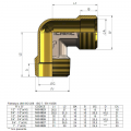 Коляно мъжко  G1/2“x1/2“/16 /1630023/