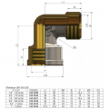 Коляно женско  G3/4“x1/2“/16 /1630030/