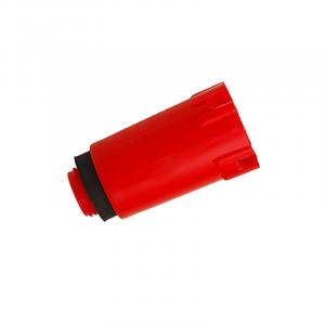 PPR ТАПА  ДЪЛГА С ПЛАСТМАСОВА РЕЗБА 3/4“ ЧЕРВЕНА