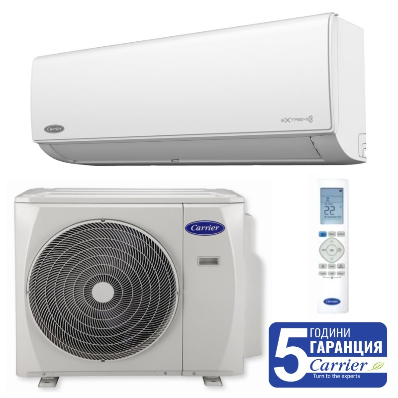 Инверторен климатик Carrier Extreme 3, 18 000 BTU, Клас А+++