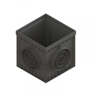 PP Шахта A15-C250 400x400 (сива)