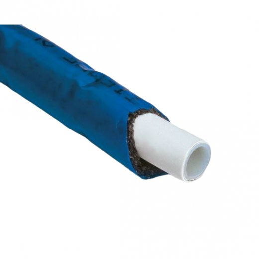 Полиетиленова тръба Ф20 с алуминиева вложка и изолация (синя)