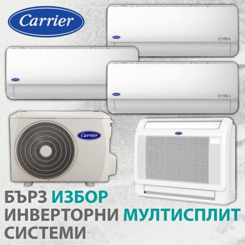 Избор на милтисплит системи Carrier